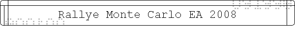Rallye Monte Carlo EA 2008